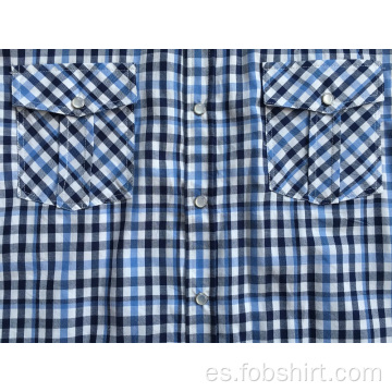 Camisa de hombre para color azul